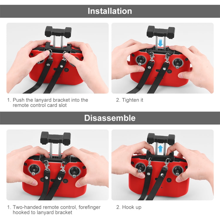 PULUZ Shockproof Anti-scratch Silicone Case with Neck Strap For DJI Neo / Mini 3 / 3 Pro / Mavic 3 / Air 2S / Mini 2 RC-N2 / RC-N1 / RC-N3 Remote Control, For DJI Mini 3 / 3 Pro / Mavic 3 / Air 2S / Mini 2 Remote Control with Neck Strap PULUZ Shockproof Anti-scratch Silicone Case with Neck Strap For DJI Neo / Mini 3 / 3 Pro / Mavic 3 / Air 2S / Mini 2 RC-N2 / RC-N1 / RC-N3 Remote Control, For DJI Mini 3 / 3 Pro / Mavic 3 / Air 2S / Mini 2 Remote Control with Neck Strap