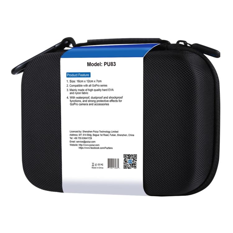 PULUZ Waterproof Carrying and Travel Case for GoPro, DJI Osmo Action and other Sport Cameras Accessories, Small Size: 16cm x 12cm x 7cm, For GoPro, Size: 16cm x 12cm x 7cm PULUZ Waterproof Carrying and Travel Case for GoPro, DJI Osmo Action and other Sport Cameras Accessories, Small Size: 16cm x 12cm x 7cm, For GoPro, Size: 16cm x 12cm x 7cm