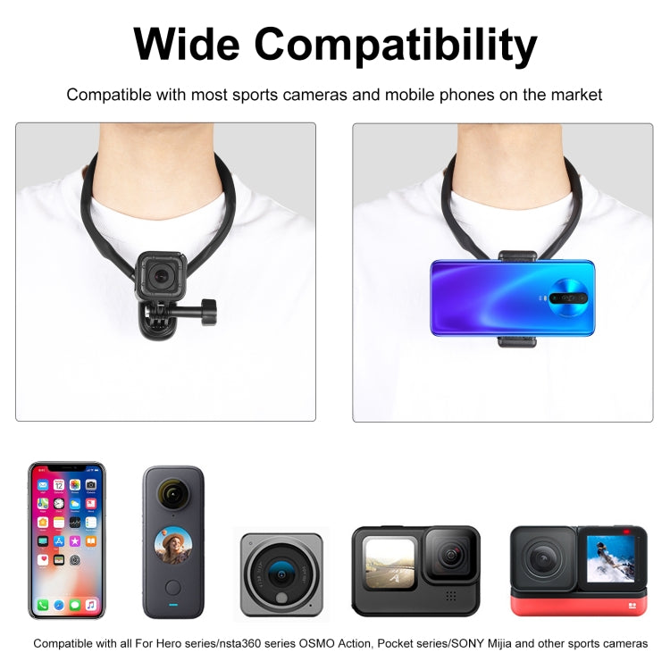 PULUZ Lazy Neck Bracket POV View Mount for GoPro Action Cameras, POV View Mount PULUZ Lazy Neck Bracket POV View Mount for GoPro Action Cameras, POV View Mount
