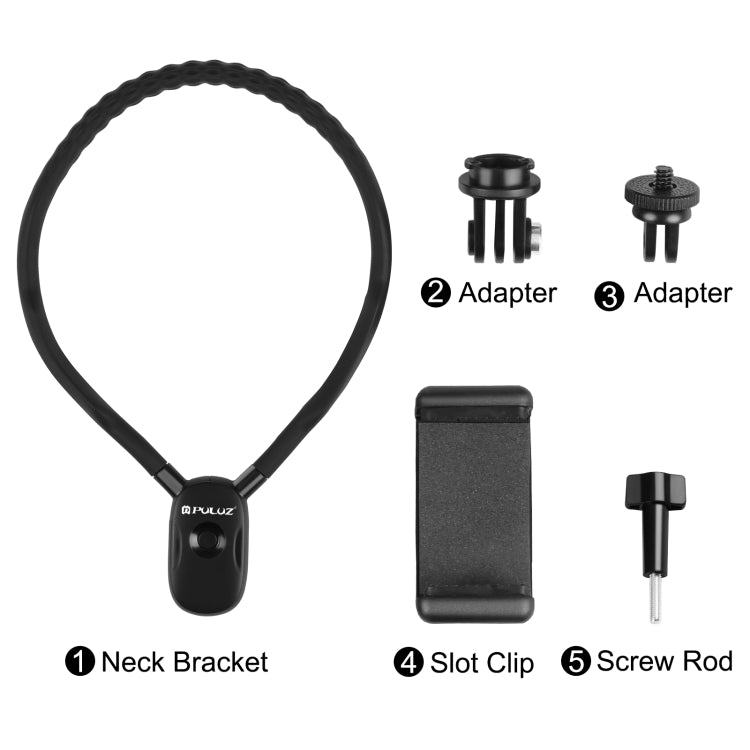 PULUZ Lazy Neck Bracket POV View Mount for GoPro Action Cameras, POV View Mount PULUZ Lazy Neck Bracket POV View Mount for GoPro Action Cameras, POV View Mount