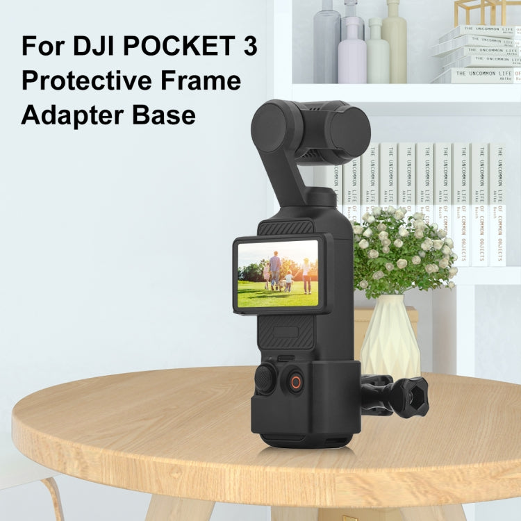 Para DJI OSMO Pocket 3 PULUZ Soporte de expansión de marco adaptador con orificio de 1/4 de pulgada, marco adaptador Para DJI OSMO Pocket 3 PULUZ Soporte de expansión de marco adaptador con orificio de 1/4 de pulgada, marco adaptador