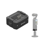 Base de carga de escritorio con base de aleación de aluminio y puerto USB-C/Tipo-C para DJI OSMO Pocket 3 PULUZ