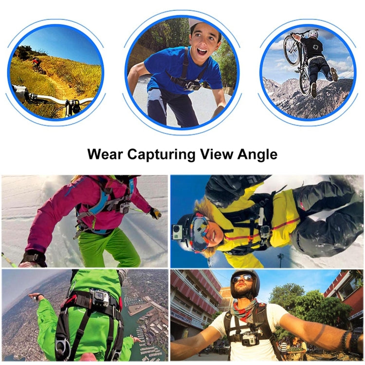 Correa para el pecho con montaje en el cuerpo ajustable 5 en 1 de PULUZ con abrazadera para teléfono, soporte con gancho en J y kit de tornillos largos Correa para el pecho con montaje en el cuerpo ajustable 5 en 1 de PULUZ con abrazadera para teléfono, soporte con gancho en J y kit de tornillos largos