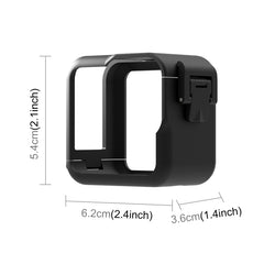 Marco de plástico para PC PULUZ con hebilla de montaje básico y tornillo para GoPro Hero11 Black Mini, borde de plástico para PC