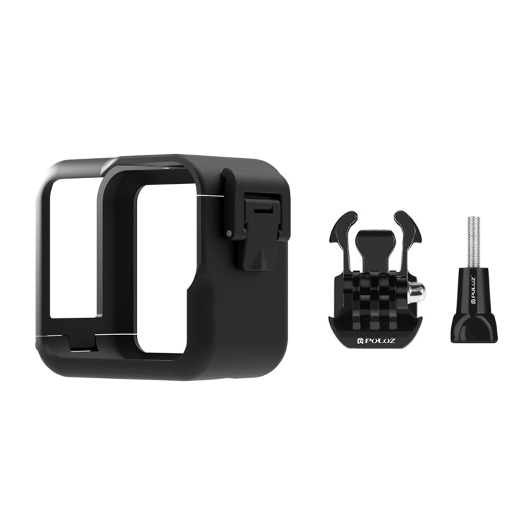 Marco de plástico para PC PULUZ con hebilla de montaje básico y tornillo para GoPro Hero11 Black Mini, borde de plástico para PC Marco de plástico para PC PULUZ con hebilla de montaje básico y tornillo para GoPro Hero11 Black Mini, borde de plástico para PC