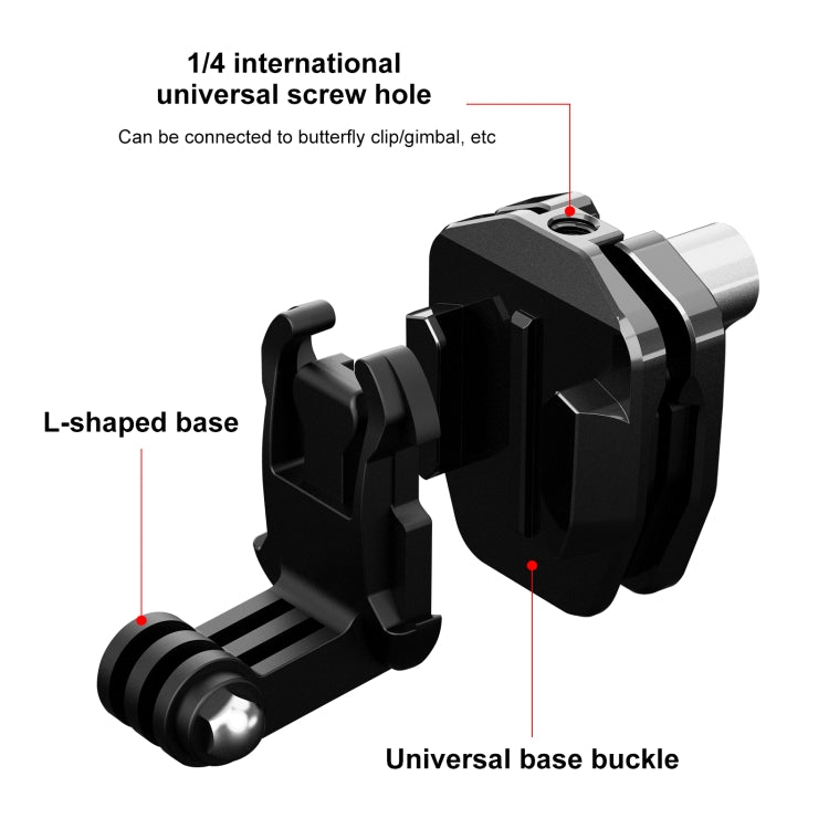 Clip de montaje para cámara de acción en parabrisas de motocicleta PULUZ para GoPro Hero12 Black / DJI Osmo Action 4 / Insta360 X4 / Ace Pro y otras cámaras de acción, clip de montaje para parabrisas Clip de montaje para cámara de acción en parabrisas de motocicleta PULUZ para GoPro Hero12 Black / DJI Osmo Action 4 / Insta360 X4 / Ace Pro y otras cámaras de acción, clip de montaje para parabrisas
