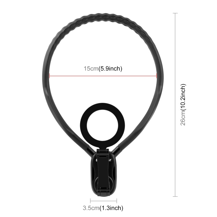 Soporte de collar magnético PULUZ para vista POV con abrazadera para teléfono para cámaras de acción GoPro/teléfonos, soporte de collar magnético Soporte de collar magnético PULUZ para vista POV con abrazadera para teléfono para cámaras de acción GoPro/teléfonos, soporte de collar magnético