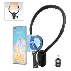 Soporte de collar magnético PULUZ para vista POV con abrazadera para teléfono para cámaras de acción GoPro/teléfonos, soporte de collar magnético