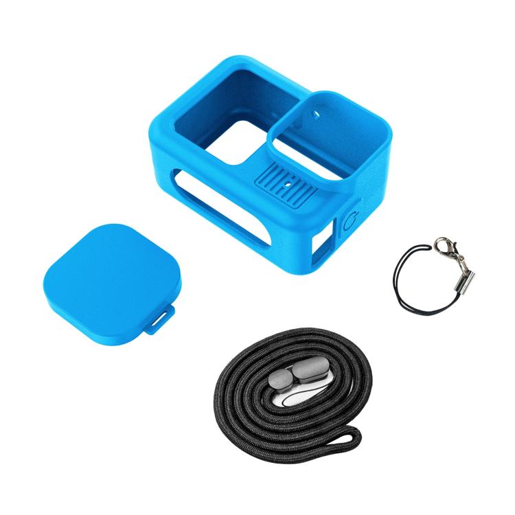 For GoPro HERO13 Black PULUZ Silicone Protective Case Cover with Wrist Strap & Lens Cover For GoPro HERO13 Black PULUZ Silicone Protective Case Cover with Wrist Strap & Lens Cover