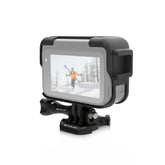 For Insta360 Ace Pro PULUZ Plastic Cage Expansion Adapter Frame with Cold Shoe Base, For Insta360 Ace Pro Plastic Cage