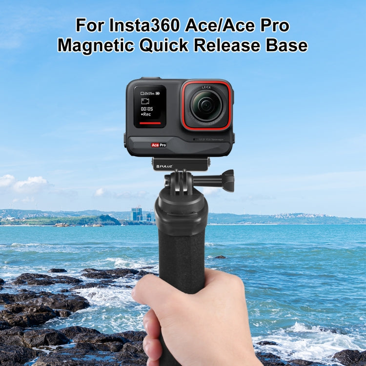 Für Insta360 Ace / Ace Pro PULUZ Magnetische Schnellwechsel-Basishalterung, Für Insta360 Ace / Ace Pro Für Insta360 Ace / Ace Pro PULUZ Magnetische Schnellwechsel-Basishalterung, Für Insta360 Ace / Ace Pro