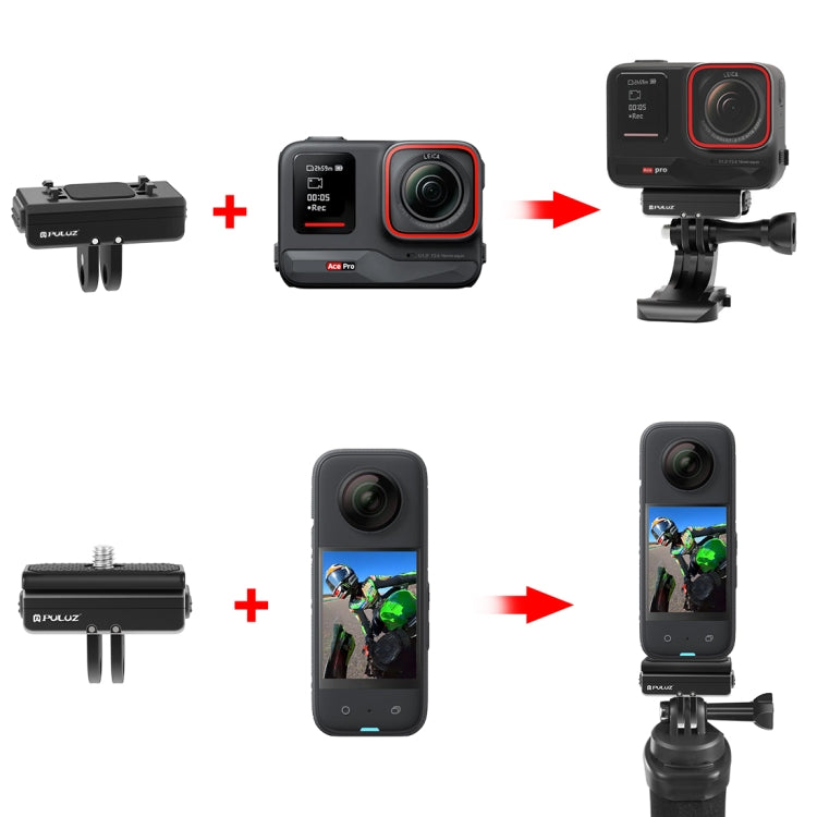 Für Insta360 Ace / Ace Pro PULUZ Magnetische Schnellwechsel-Basishalterung, Für Insta360 Ace / Ace Pro Für Insta360 Ace / Ace Pro PULUZ Magnetische Schnellwechsel-Basishalterung, Für Insta360 Ace / Ace Pro