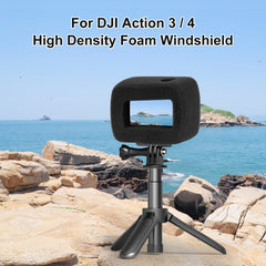 Parabrisas de espuma de alta densidad PULUZ para DJI Osmo Action 4/3, parabrisas de espuma