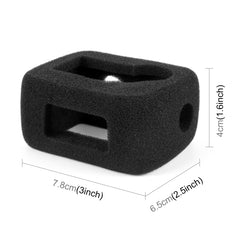 Parabrisas de espuma de alta densidad PULUZ para DJI Osmo Action 4/3, parabrisas de espuma