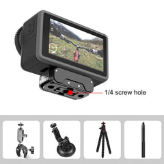Base metálica de liberación rápida magnética PULUZ para DJI Osmo Action 4, para DJI Osmo Action 4/3