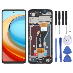 For ZTE Blade A75 5G / V60 Smart LCD Screen Digitizer Full Assembly with Frame
