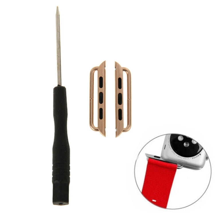 2 PCS for Apple Watch 42mm Metal Strap Connector Metal Buckle with Screwdrivers Tool 2 PCS for Apple Watch 42mm Metal Strap Connector Metal Buckle with Screwdrivers Tool