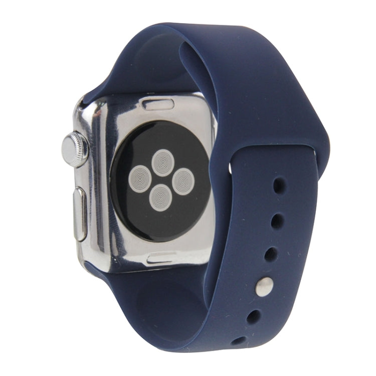 For Apple Watch Sport 42mm High-performance Longer Rubber Sport Watch Band with Pin-and-tuck Closure For Apple Watch Sport 42mm High-performance Longer Rubber Sport Watch Band with Pin-and-tuck Closure