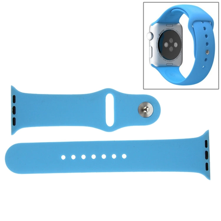 For Apple Watch Sport 42mm High-performance Longer Rubber Sport Watch Band with Pin-and-tuck Closure For Apple Watch Sport 42mm High-performance Longer Rubber Sport Watch Band with Pin-and-tuck Closure