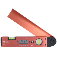 Winkelmesser mit digitalem LCD-Display und Wasserwaage