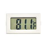 Mini LCD Indoor Digital Thermometer (Fahrenheit Display), White