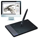 HUION 420 Tragbares, intelligentes digitales Tablet mit 4,0 x 2,23 Zoll, 4000 LPI, Stylus- und Signaturtafel mit digitalem Stift, 420