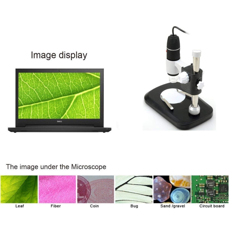 Microscopio digital USB con sensor de imagen de 2,0 MP y lupa DMS-MDS800 de 40X a 800X con 8 LED y soporte profesional, 40X a 800X Microscopio digital USB con sensor de imagen de 2,0 MP y lupa DMS-MDS800 de 40X a 800X con 8 LED y soporte profesional, 40X a 800X