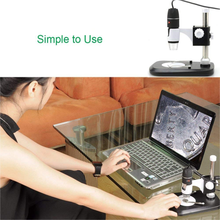 Microscopio digital USB con sensor de imagen de 2,0 MP y lupa DMS-MDS800 de 40X a 800X con 8 LED y soporte profesional, 40X a 800X Microscopio digital USB con sensor de imagen de 2,0 MP y lupa DMS-MDS800 de 40X a 800X con 8 LED y soporte profesional, 40X a 800X