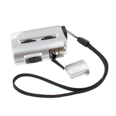 Pocket 30X-60X Microscope with 2-LED Lights / Money Detector Light, 30X-60X Pocket 30X-60X Microscope with 2-LED Lights / Money Detector Light, 30X-60X
