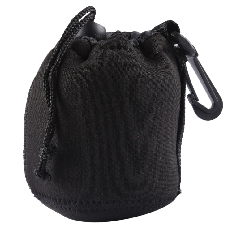 Neoprene SLR Camera Lens Carrying Bag Pouch Bag with Carabiner, Size: 8x10cm Neoprene SLR Camera Lens Carrying Bag Pouch Bag with Carabiner, Size: 8x10cm