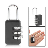 3 Digit Resettable Combination Security Travel Lock