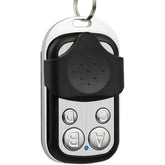 433MHz Metal Wireless Learning Code 4 Keys Remote Control (Black + Silver), 433MHz
