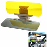 2 in 1 HD Car Anti-Glare Dazzling Goggle Day Night Vision Driving Mirror Sun Visors