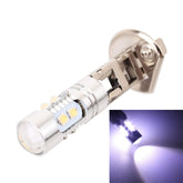 H1 50W 600LM 5500K White Light 10 SMD-2828-LEDs Car Foglight , Constant Current , DC12-24V
