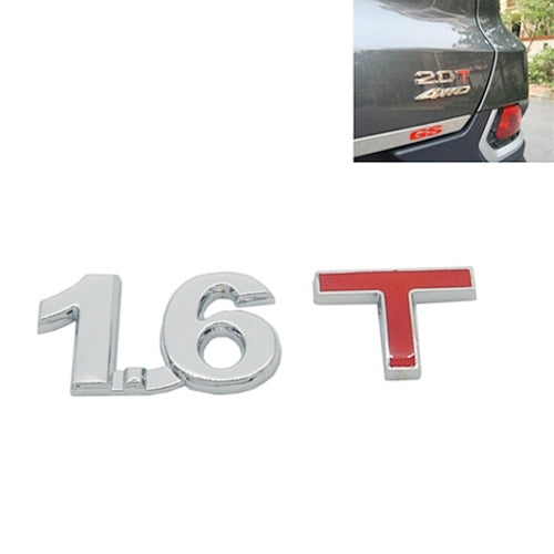 3D Universal Decal Chromed Metal Car Emblem Badge Sticker Car Trailer Gas Displacement Identification, Size: 8.5x2.5 cm 3D Universal Decal Chromed Metal Car Emblem Badge Sticker Car Trailer Gas Displacement Identification, Size: 8.5x2.5 cm