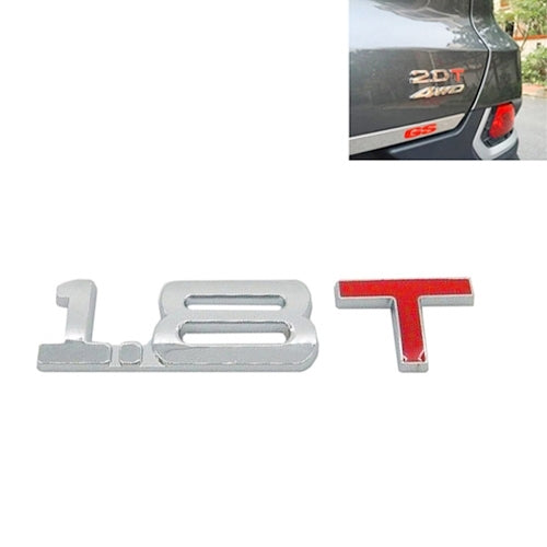 3D Universal Decal Chromed Metal Car Emblem Badge Sticker Car Trailer Gas Displacement Identification, Size: 8.5x2.5 cm 3D Universal Decal Chromed Metal Car Emblem Badge Sticker Car Trailer Gas Displacement Identification, Size: 8.5x2.5 cm