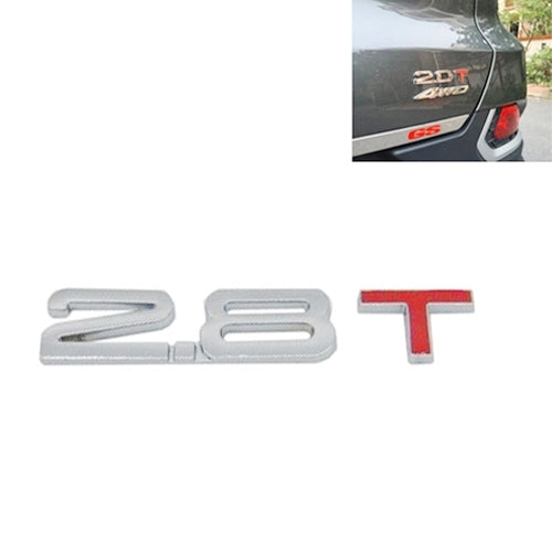 3D Universal Decal Chromed Metal Car Emblem Badge Sticker Car Trailer Gas Displacement Identification, Size: 8.5x2.5 cm 3D Universal Decal Chromed Metal Car Emblem Badge Sticker Car Trailer Gas Displacement Identification, Size: 8.5x2.5 cm