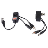 2 PCS HD 213B-C Coaxial CVI/TVI/AHD Video Audio Power Balun Transceiver, 213B-C