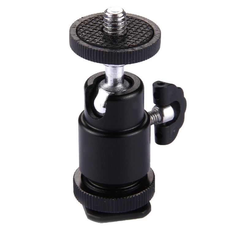 Aluminum Alloy Hot Shoe Tripod Heads, 1/4 inch Male Screw Adapter Aluminum Alloy Hot Shoe Tripod Heads, 1/4 inch Male Screw Adapter