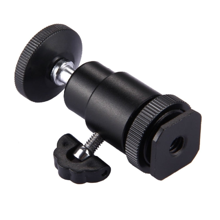 Aluminum Alloy Hot Shoe Tripod Heads, 1/4 inch Male Screw Adapter Aluminum Alloy Hot Shoe Tripod Heads, 1/4 inch Male Screw Adapter