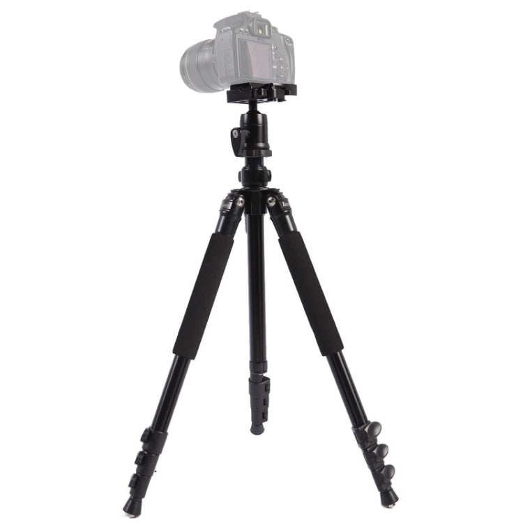 Triopo C-158+KJ-1 Adjustable Portable Aluminum Alloy Tripod, C-158+KJ-1 (Black)