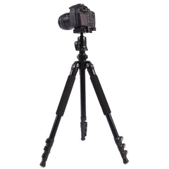 Triopo C-158+KJ-1 Adjustable Portable Aluminum Alloy Tripod, C-158+KJ-1 (Black)