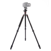 Triopo MT-2504C Adjustable Portable Aluminum Tripod with NB-1S Ball Head for Canon Nikon Sony DSLR Camera