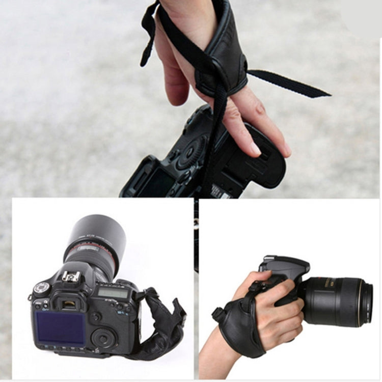 Hand Grip Soft PU Leather Wrist Strap for Nikon / Canon / Sony Camera Hand Grip Soft PU Leather Wrist Strap for Nikon / Canon / Sony Camera