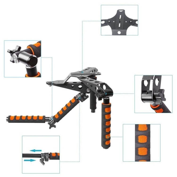 YELANGU YLG0107D Rig I Multifunctional Handles Camera Shoulder Mount for DSLR Camera / Video Camera YELANGU YLG0107D Rig I Multifunctional Handles Camera Shoulder Mount for DSLR Camera / Video Camera