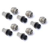 DIY 16mm 7-Pin GX16 Aviation Plug Socket Connector (5 Pcs in One Package, the Price is for 5 Pcs), 7 Pin
