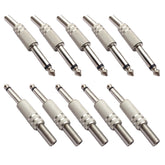 JL0056 6.36mm Audio Jack Connector (10 Pcs in One Package, the Price is for 10 Pcs), JL0056 6.36mm Audio