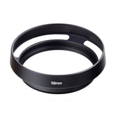 Metal Vented Lens Hood for Lens with 58mm Filter Thread
