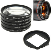 6 in 1 58mm Close-Up Lens Filter Macro Lens Filter + Filter Adapter Ring for GoPro HERO3
