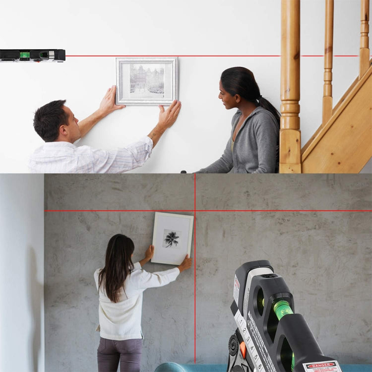 Level Laser Aligner Horizon Vertical Measuring Tape Level Laser Aligner Horizon Vertical Measuring Tape